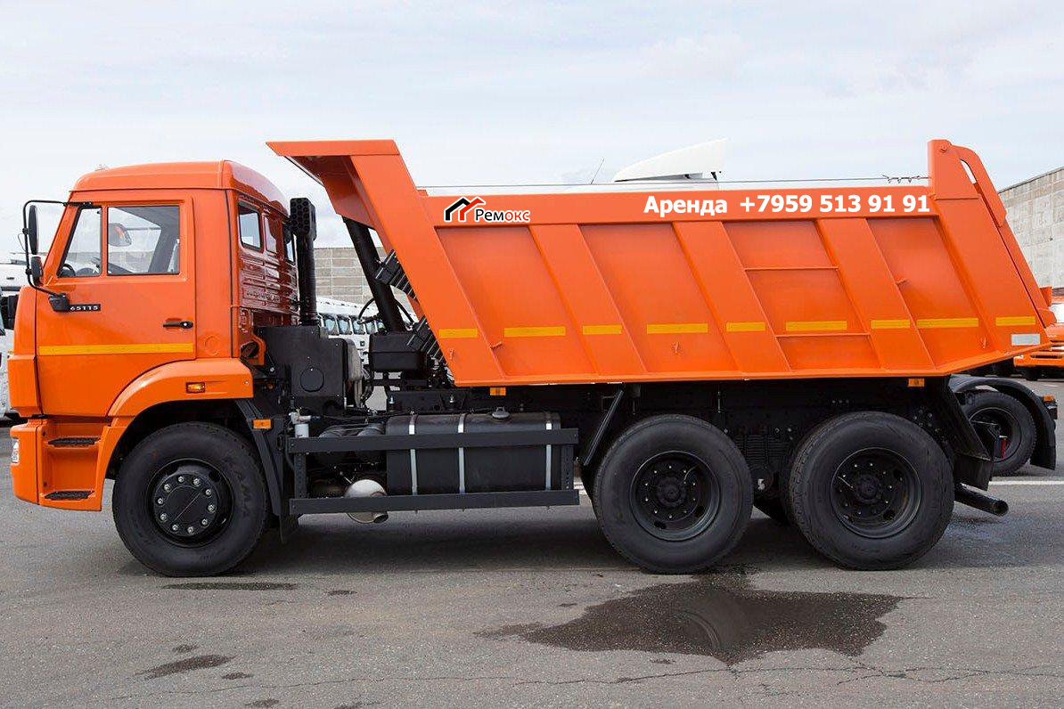 KAMAZ 65115 15 т самосвал аренда
