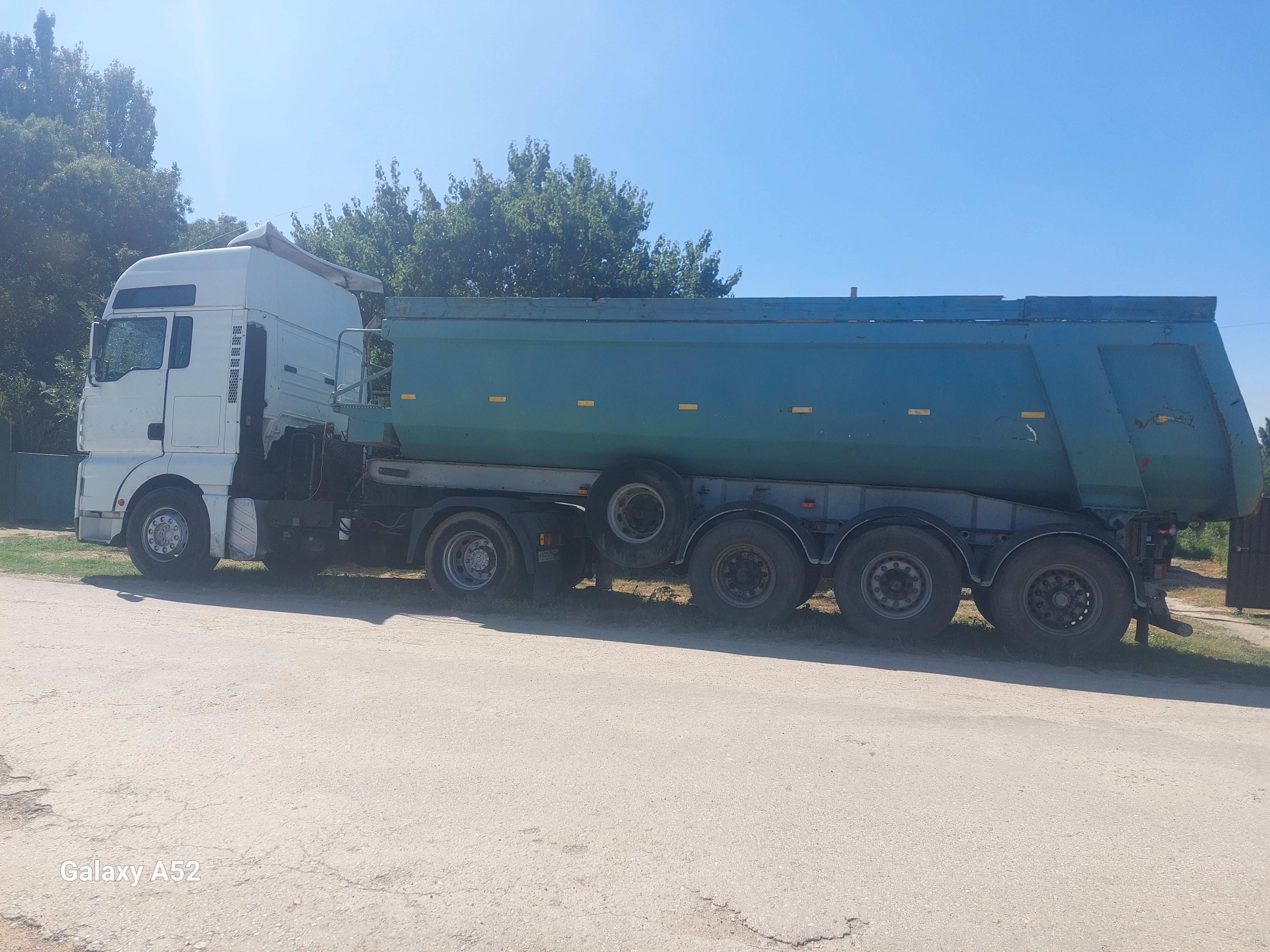 Грузоперевозки до 40 тонн полуприцеп самосвал