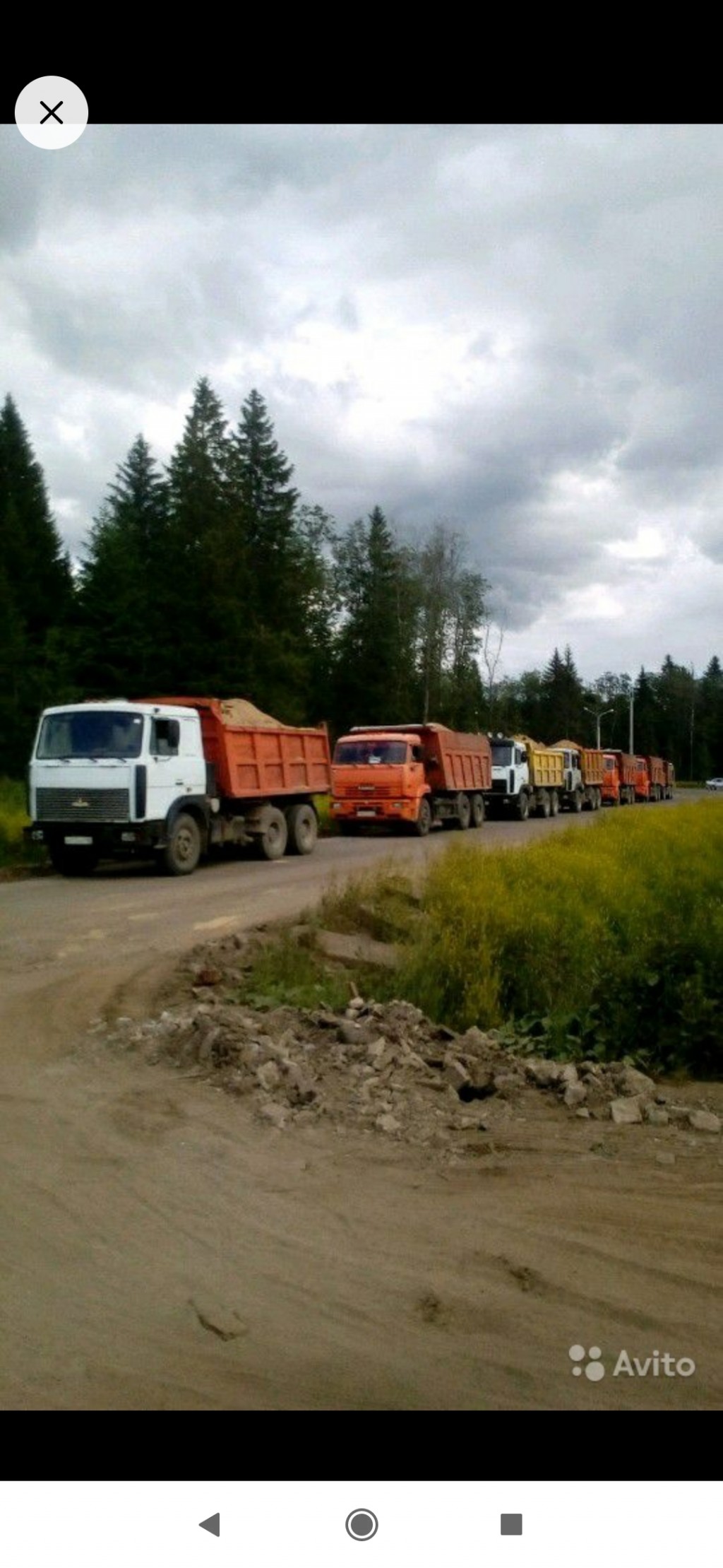 Самосвалы 20-25 тонн. Перевозка материалов, грузов