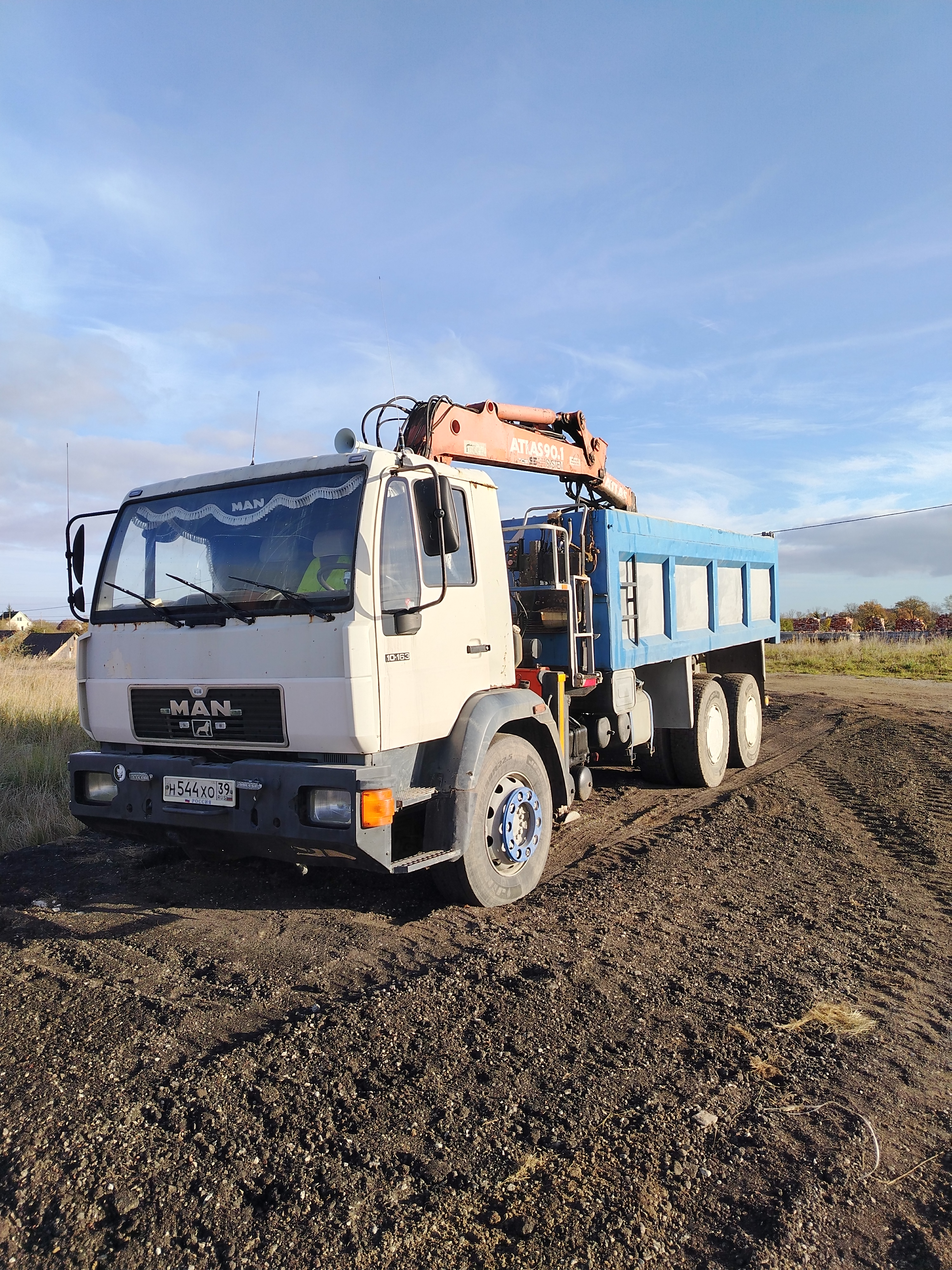 Грузоперевозки, самосвал грейфер
