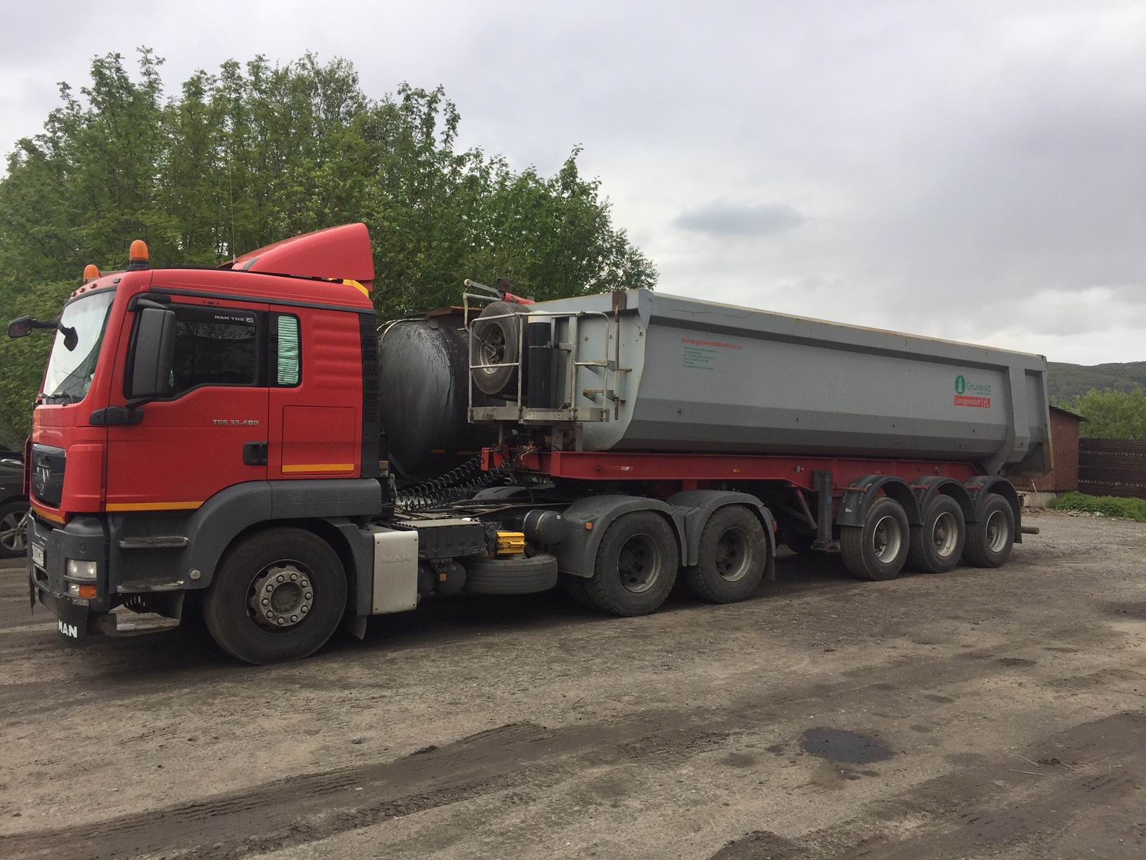 Тонары, полуприцепы улуги Мурманск обл. Россия