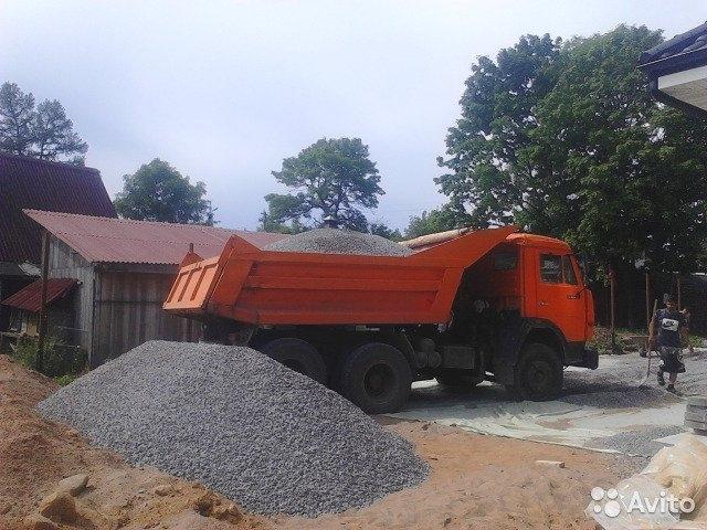 Услуги самосвала. Щебень, песок, ПГС. Вывоз мусора
