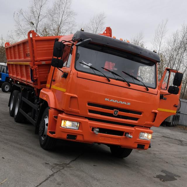 Грузоперевозки самосвалом с прицепом.