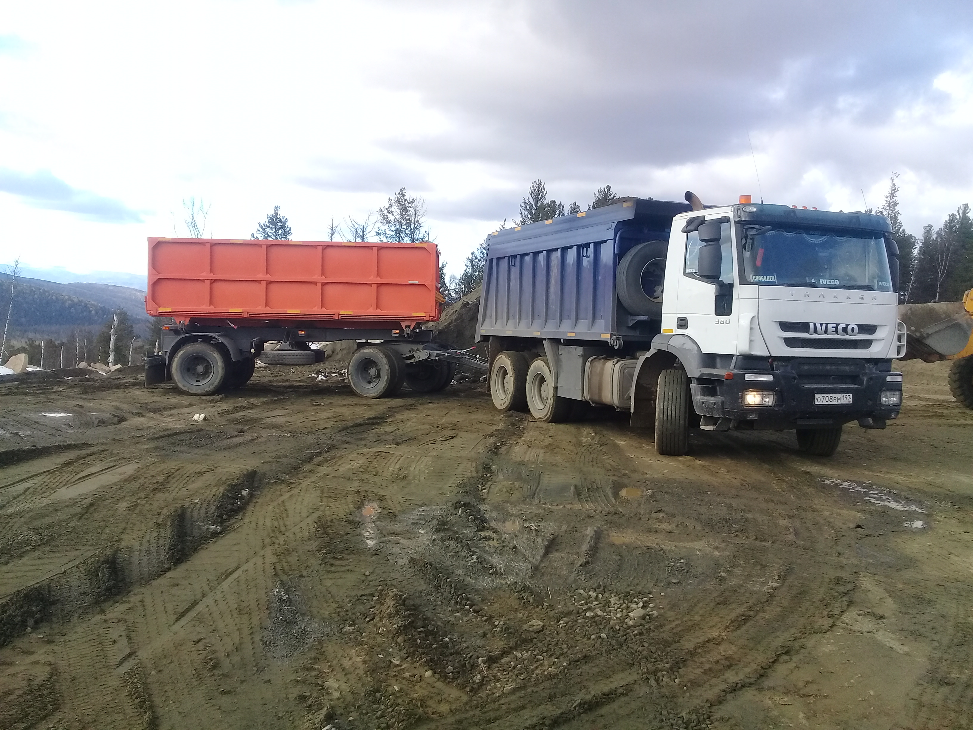 Услуги самосвала от20 до50тонн