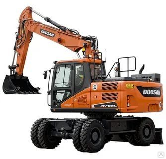 Аренда экскаватора колесного Doosan S180W 0,9 м3