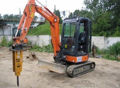 Аренда миниэкскаватора Hitachi ZX 27U-3