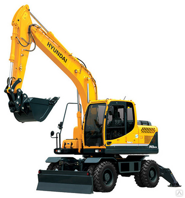 Аренда экскаватора Hyundai R 140 W-9S 3000 Дж с гидромолотом или трамбовкой