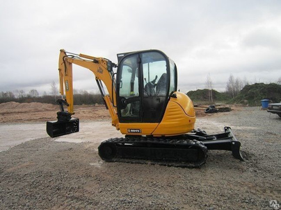 Аренда мини экскаватора JCB с водителем