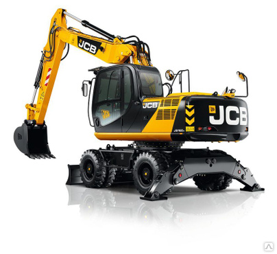 Аренда экскаватора колесного JCB JS 160 W 0,9 м3
