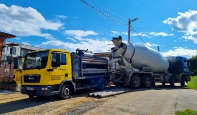 Аренда линейных бетононасосов до 200 метpoв