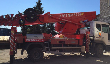 Аренда автовышки 45 метров HORYONG SKY450