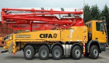 Автобетононасос 56 м в аренду недорого