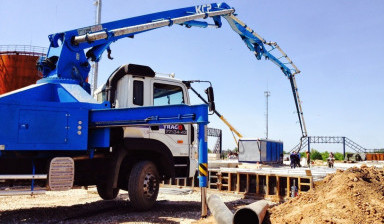 Аренда автобетононасоса от 22 до 52м