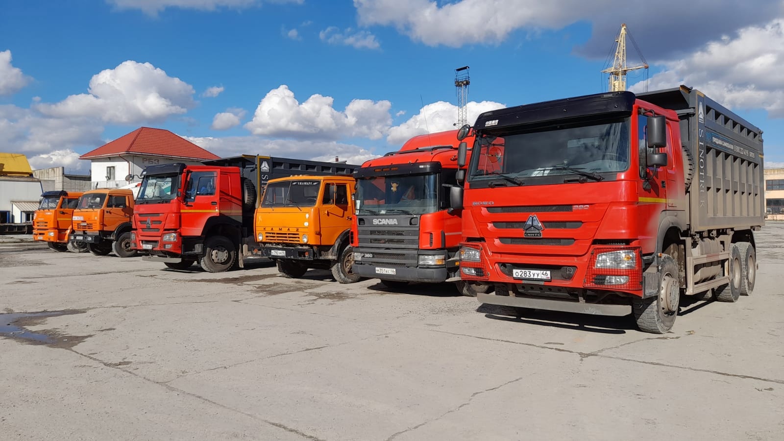 Самосвалы в аренду