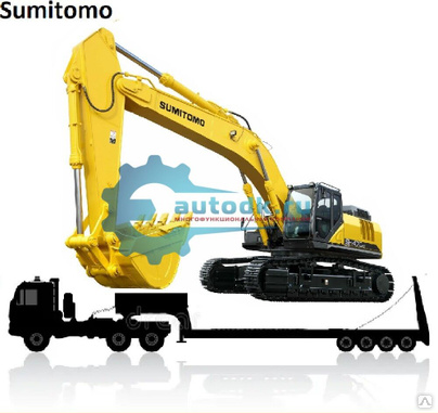 Перевозка экскаватора Sumitomo
