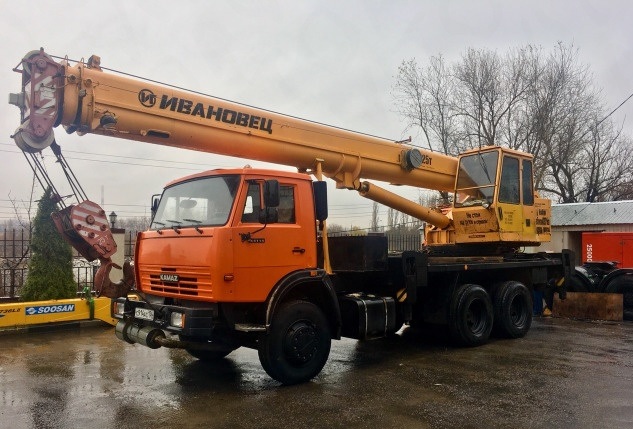 Услуги автокрана 25т