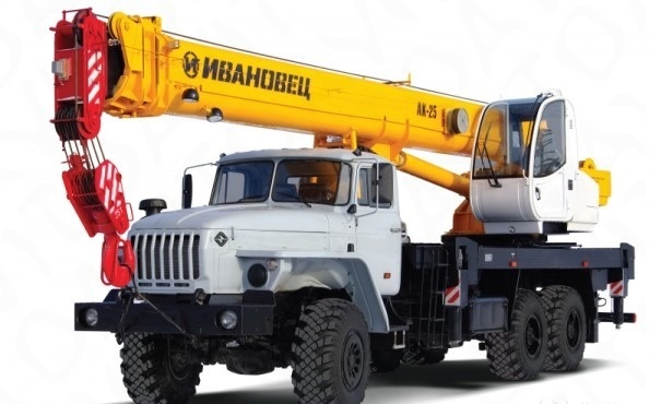 Услуги автокрана Урал 25 т
